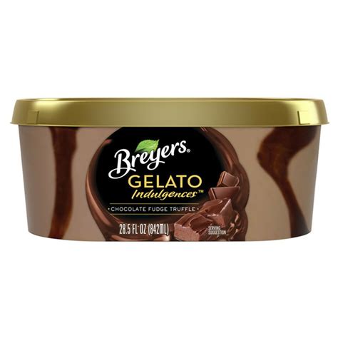 Breyers Gelato Indulgences Chocolate Fudge Truffle 28 5 Fl Oz