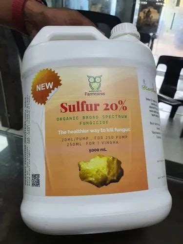 Sulphur 20 Liquid For Spray Drip Calcium Sulfied Grade