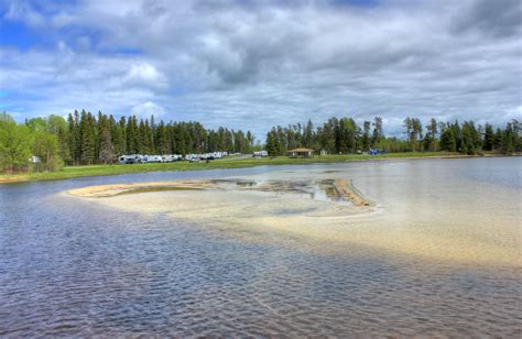 Looking At The Campground At Lake Nipigon Ontario Canada Image Free