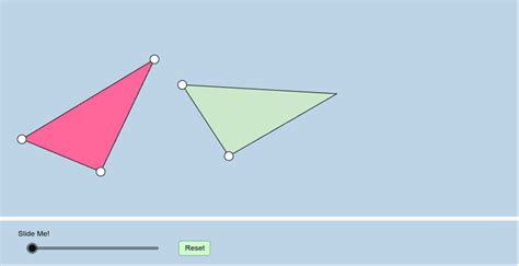 Congruent Figures Dynamic Illustration Geogebra