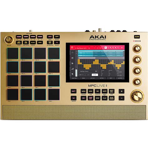 Akai Mpc Live Ii Standalone Sampler Sequencer Gold Edition Reverb