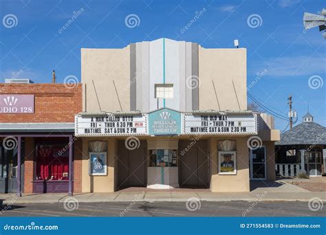 Willcox Historic City Center, AZ, USA Editorial Stock Photo - Illustration of theatre, building ...