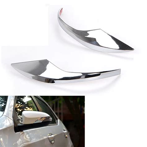 Abs Plastic Chrome Car Side Door Rearview Mirror Decoration Cover