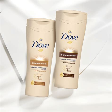 Summer Glow Gradual Self Tan Body Lotion Medium To Dark Dove