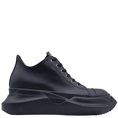 Rick Owens Drkshdw Abstract Low Top Faille Sneakers Hervia