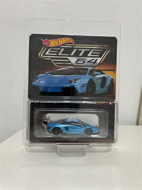 Hot Wheels Elite64 Lbwk Lamborghini Aventador Hobbies Toys Toys Games On Carousell
