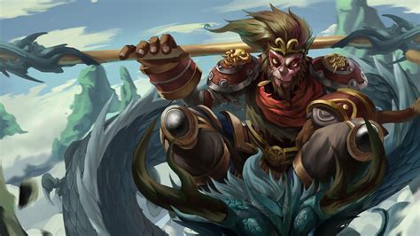 resolution wukong league  legends  wallpaper wallpapers den