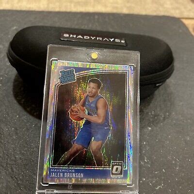 Jalen Brunson Donruss Optic Shock Prizm Rated Rookie Rc