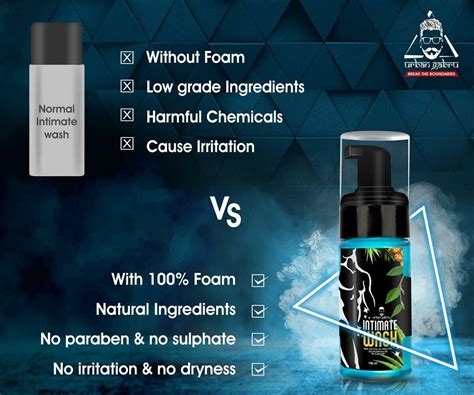 Urbangabru Intimate Wash For Men Anti Itching And Anti Fungal For