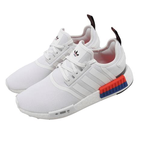 Adidas Nmd R Cloud White Bright Red If Kicksonfire