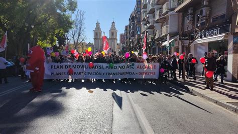 Protestas Plan De Movilidad Murcia Cientos De Personas Se Echan A La