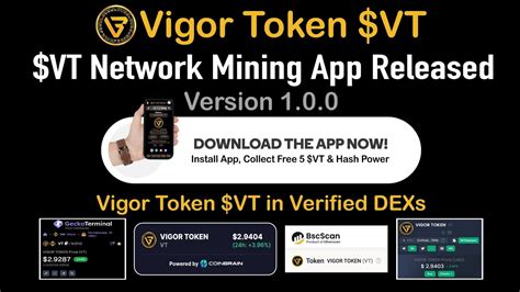 Vigor Token New Mining Project 2024 Already Listed CMC Don T Miss