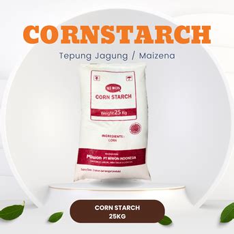 Jual Cornstarch Tepung Jagung Maizena 25 Kg Oleh PT Naturindo Inti