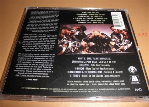 Eddie F And Untouchables Cd Lets Get It On 2pac Tupac Heavy D Notorious Big Ebay