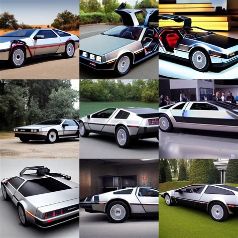 First Look All New Delorean Concept Car Electric Stable Diffusion