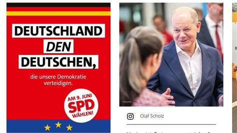 Deutschland den Deutschen SPD entschuldigt sich für Social Media Post