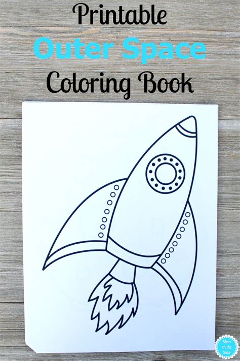 Printable Outer Space Coloring Book | Mom on the Side