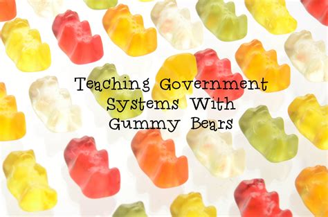 Teaching Government Systems With Gummy Bears Teaching Government