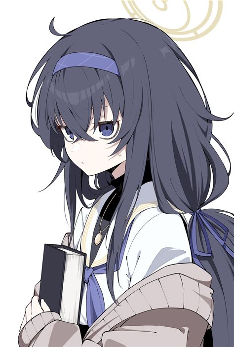 Safebooru 1girl Absurdres Bags Under Eyes Bangs Black Hair Black Shirt Blue Archive Blue Eyes