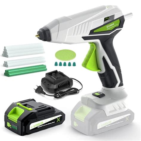 Snapklik Cordless Hot Glue Gun For V Makita Battery Automatic Power Off Adjustable