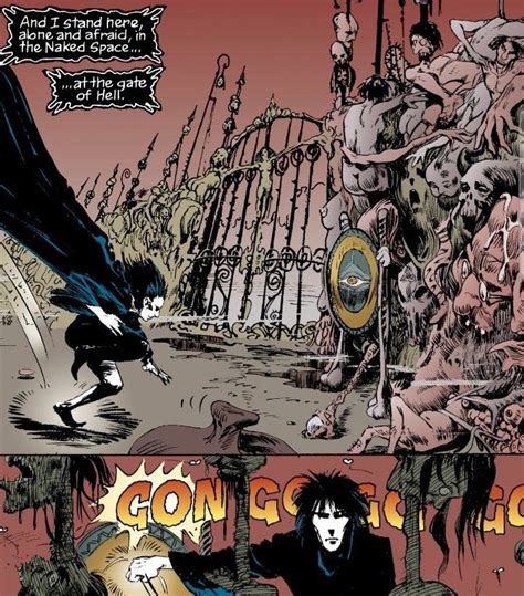 Morpheus At The Gates Of Hell Sandman By Neil Gaiman Sandman Comic