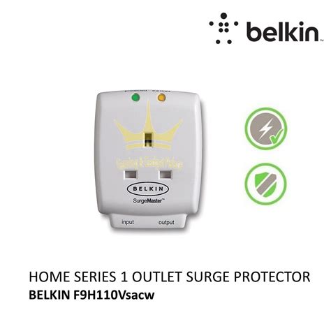 Belkin F9h110vsacw Advanced Series Surge Protector Shopee Malaysia