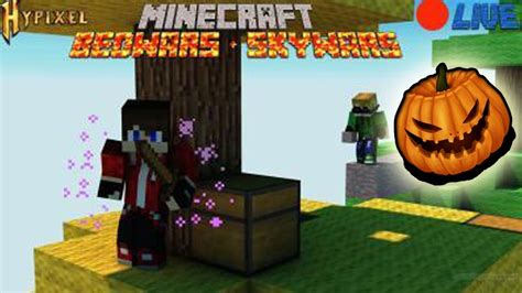 Live Hypixel Bedwars Skywars Road To K Subscribers Youtube