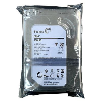 Seagate 2T 2TB Video Surveillance Internal Hard Disk Drive SATA ...