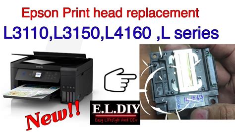 Print Head Replacement Epson L L L Lseries Youtube