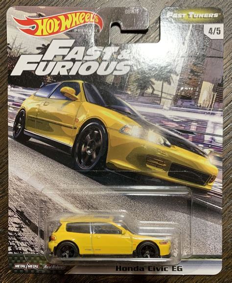 Hot Wheels Premium Honda Civic Eg Fast Furious
