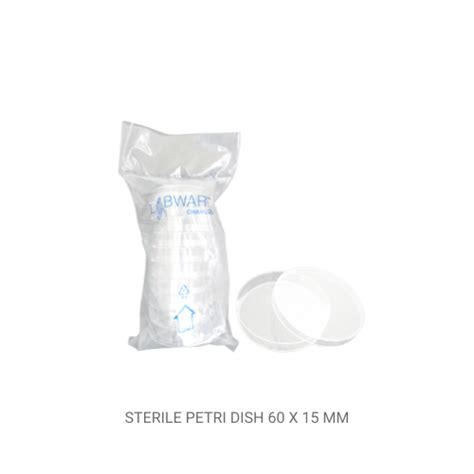 Petri Dish 60 x 15 mm (Sterile) - LabMart.id