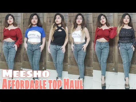 Meesho Affordable Top Haul Meesho Top Review Try On Haul