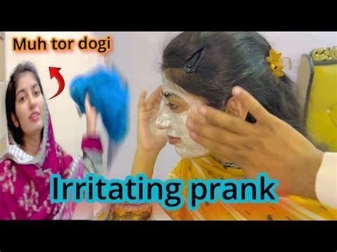 Irritating Prank On My Wife For Hours Prank Gone Wrong Emotional