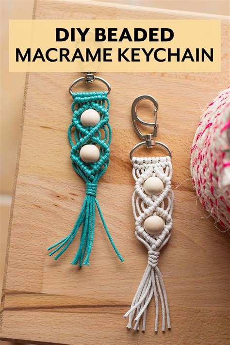 Macrame Keychain Tutorial From Curly Made J Conlon And Sons