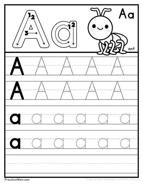 Letter Tracing Worksheets | Preschool letters, Tracing worksheets ...