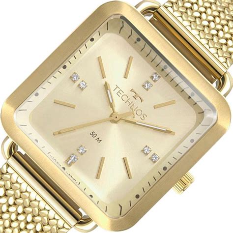 Relógio Feminino Style Technos Dourado 2036MME 4X Dourado