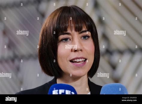 Brussels Belgium 23rd May 2023 Diana Morant Minister Of Science