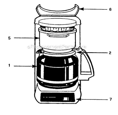 Mr. Coffee BLX210 Parts List and Diagram : eReplacementParts.com