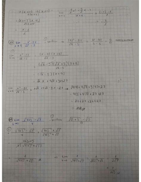 SOLUTION Ejercicios Resueltos De L Mites Continuidad Triginom Tricos