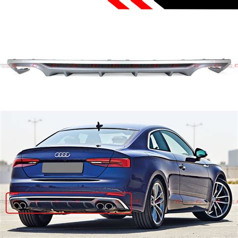 Audi A5 Rear Diffuser Single Exhaust