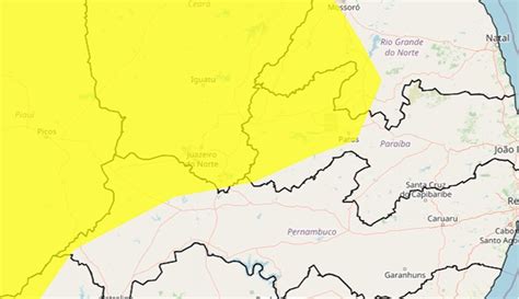 Inmet Emite Alerta Amarelo De Baixa Umidade Para Munic Pios Da