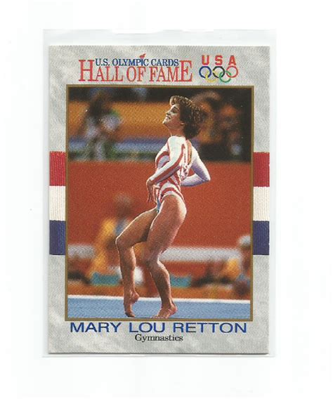 Mary Lou Retton Gymnastics Impel Us Olympic Hall Of Fame Card