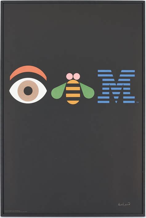 Paul Rand Paul Rand Ibm Rebus Poster Mutualart