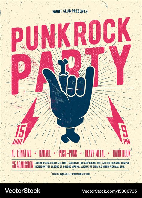 Punk Rock Flyer Template