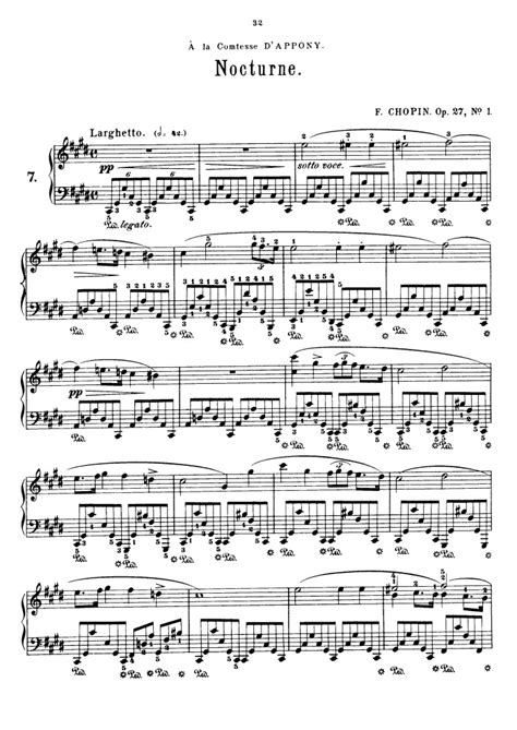 Op 27 No 1 Free Sheet Music By Chopin Pianoshelf