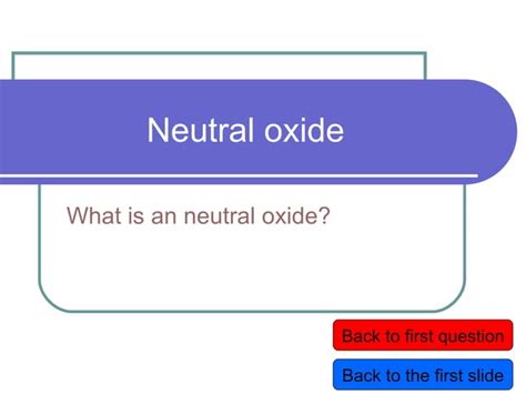 Oxides Ppt