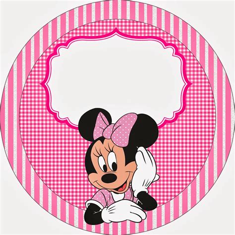 Minnie Pink Squares Free Party Printables And Boxes Oh My Fiesta In