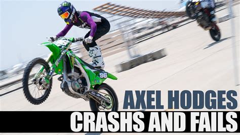 WATCH Axel Hodges CRASHES And FAILS On MOTOCROSS YouTube