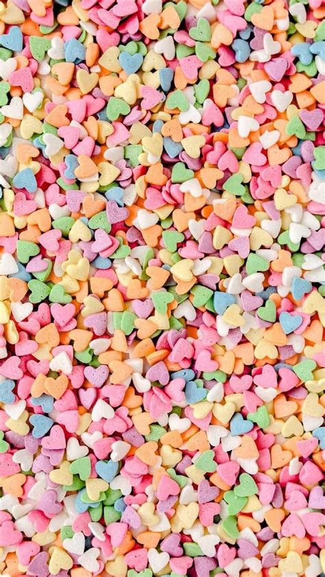 Candy Hearts Wallpaper Iphone