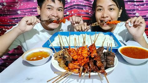 Street Foods Ihaw Ihaw Mukbang Isaw Dugo Barbecue Atay Balonan